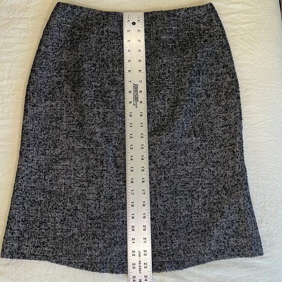 Ann Taylor skirt women 10 midi wool Dark Academia Office Witchy Whimsy Gothcore - Picture 6 of 13